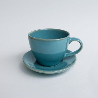 แก้วกาแฟและจานรอง