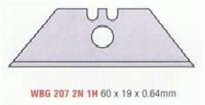 ใบมีดคัตเตอร์เซฟตี้ สี่เหลี่ยมคางหมู DDB27-531