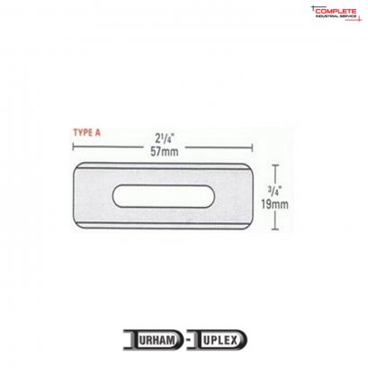 ใบมีดเซฟตี้ Type A stainless boxed in 100&#039;s B101 502 A01 (100 ใบ/เเพ็ค)