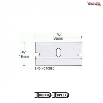 ใบมีดเซฟตี้ WBG201 EN STST BLADE 100&#039;S B201 801 A01 (100 ใบ/เเพ็ค)