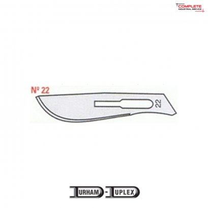 ใบมีดเซฟตี้  NO 22 SCALPEL BLADES B308 001 S05 (100 ใบ/เเพ็ค)
