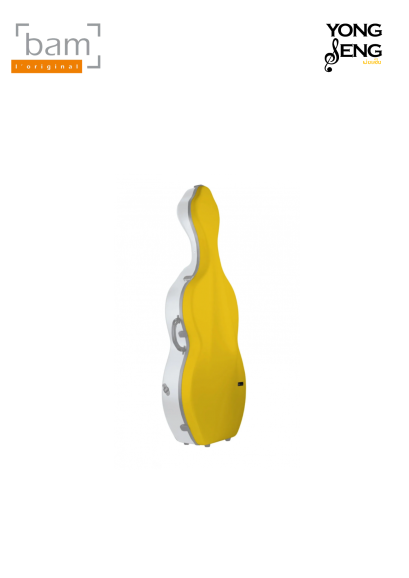 Bam BONB1003XLW BONBON Hightech Cello case with wheels / avec roues