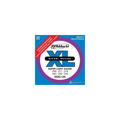 สายกีตาร์ไฟฟ้า D'addario ESXL120