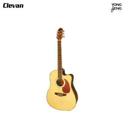 กีตาร์โปร่ง 12 สาย Clevan รุ่น DC-20E/12 NA