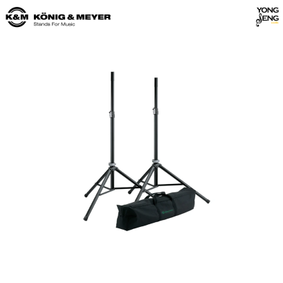 ขาตั้งลำโพง K&amp;M พร้อมกระเป๋า Speaker stand package รหัส 21449-000-55