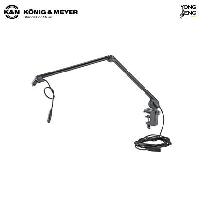 K&amp;M ขาตั้งไมโครโฟน  แบบดีเจพร้อมสายไมค์ รหัส 23860-311-55