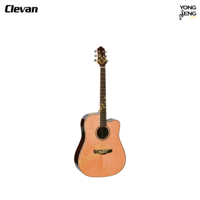 กีตาร์โปร่ง Clevan รุ่น DC-25SE NA