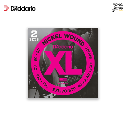 สายกีตาร์เบส D'Addario รุ่น EXL170-5TP