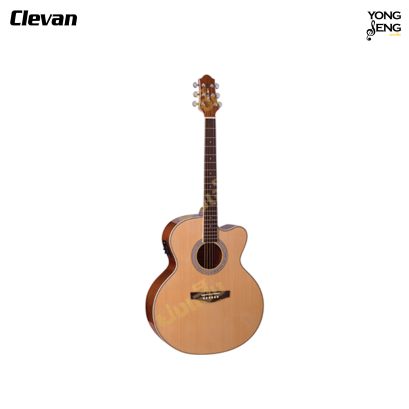 Clevan กีตาร์โปร่ง JC-20E NS