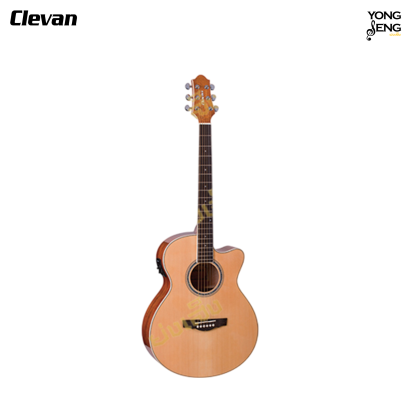 Clevan กีตาร์โปร่ง MJ-20E NA สินค้าแถม (*MOD-A,GCS-6,T3)