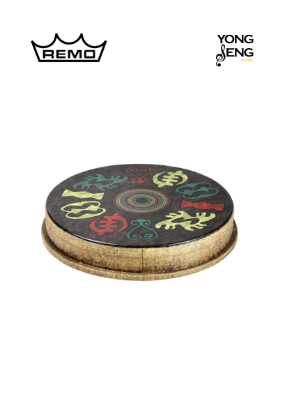 หนัง Djembe Remo รุ่น Mondo Skyndeep - Adinkra - 12"