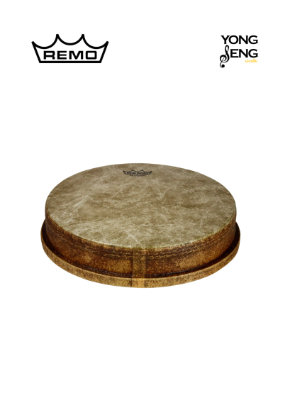 หนัง Djembe Remo รุ่น Mondo Skyndeep - Beige Fiberskyn - 12"