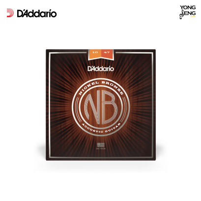 D&#039;Addario  NB1047  สายกีตาร์โปร่ง (Extra Light Gauge, 10-47)