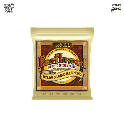 สายกีตาร์โปร่ง ERNIE BALL  EARTHWOOD FOLK NYLON รุ่น P02069