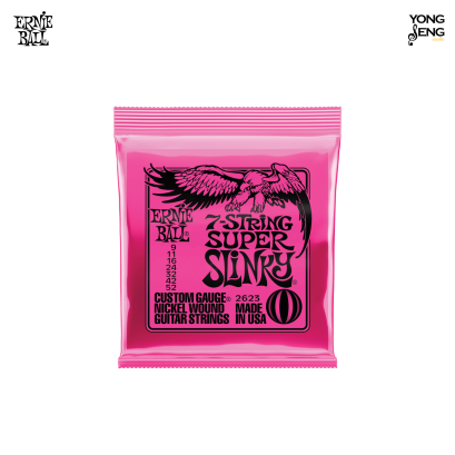 ERNIE BALL สายกีตาร์ไฟฟ้า SLINKY NICKEL WOUND (7 สาย)รุ่น P02623