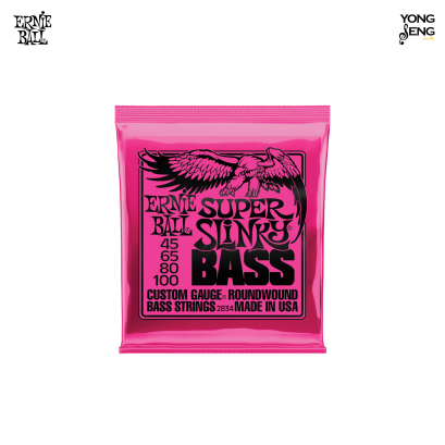 สายกีตาร์เบส ERNIE BALL SLINKY NICKEL WOUND รุ่นP02834