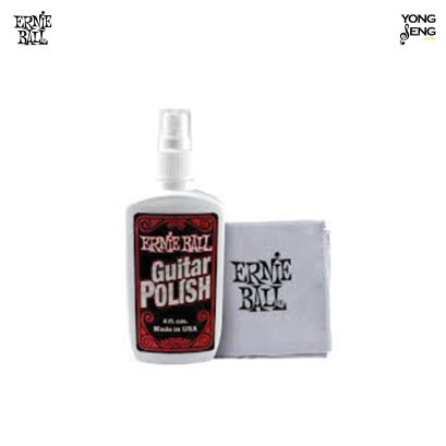น้ำยาเช็ดกีตาร์ Ernieball + ผ้าไมโครไฟเบอร์ รหัส P04222