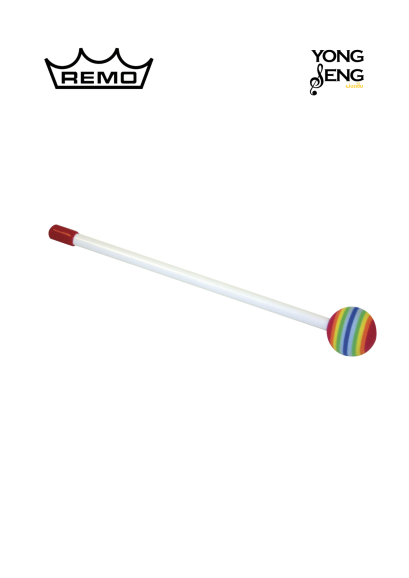 Remo Lollipop Mallet 3/8" x 10" E35 M.Color Ball & Red cap