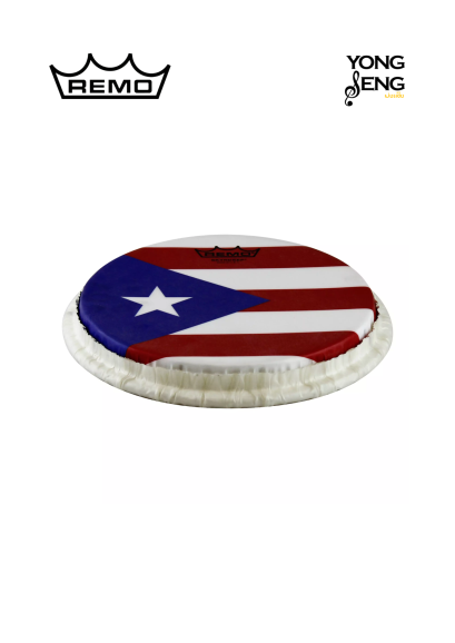 หนัง Bongo Remo รุ่น Tucked Skyndeep - Puerto Rican Flag