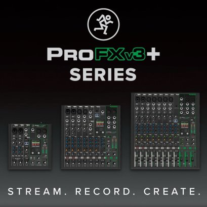 Mackie ProFX10v3+ 10-Channel Analog Mixer With Enhanced FX, USB Recording Modes and Bluetooth®