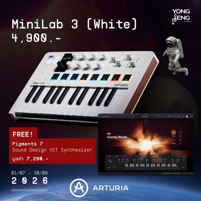 Arturia MinilLab 3 (White) + Pigments 7