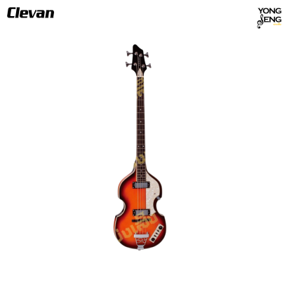 กีตาร์เบส ทรงไวโอลิน Clevan รุ่น CHB-30F VS