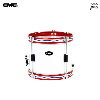 กลองพาเหรด 14&quot;4 หลัก ขอบเหล็ก CMC (กากขาว-เกลียวธรรมดา)