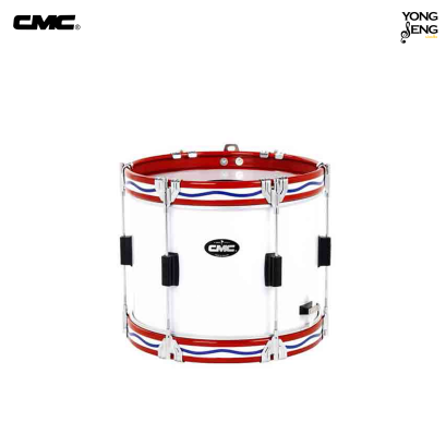 กลองพาเหรด 14&quot;6 หลัก ขอบเหล็ก CMC (กากขาว-เกลียวธรรมดา)