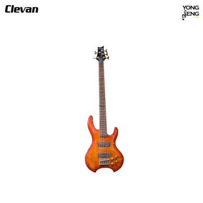 กีตาร์เบส 5 สายทรงแอลทีดี Clevan