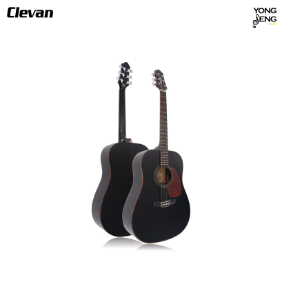 กีตาร์โปร่ง Clevan รุ่น D-22S BK