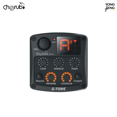 อะคูสติกกีตาร์ปรีแอมป์ Cherub GT-5 EQ กีตาร์