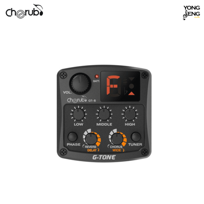 อะคูสติกกีตาร์ปรีแอมป์ Cherub GT-6 EQ กีตาร์