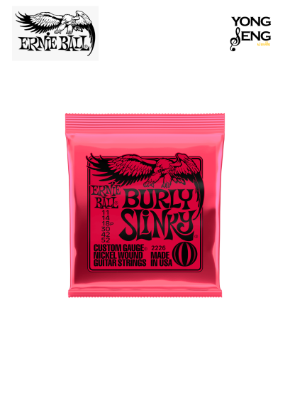 สายกีตาร์ไฟฟ้า Ernie Ball รุ่น Slinky Nickel Wound 11/52