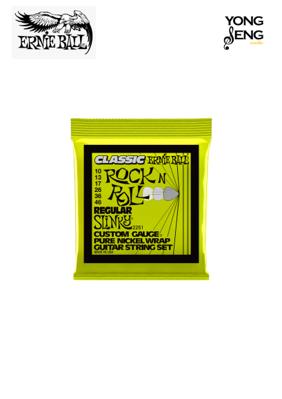 สายกีตาร์ไฟฟ้า Ernie Ball รุ่น Slinky Pure Nickel 10/46