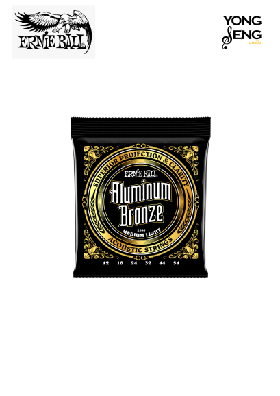 สายกีตาร์โปร่ง Ernie Ball รุ่น Aluminum Bronze 12/54