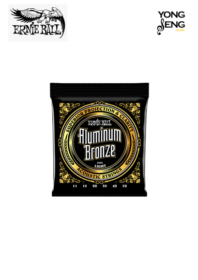 สายกีตาร์โปร่ง Ernie Ball รุ่น Aluminum Bronze 11/52