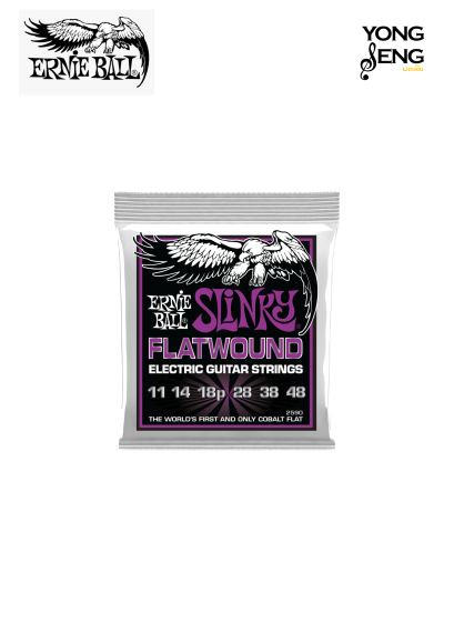 สายกีตาร์ไฟฟ้า Ernie Ball รุ่น Power Slinky Flatwound 11/48