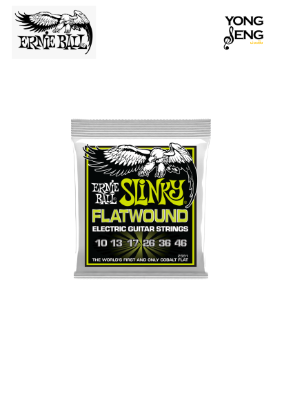 สายกีตาร์ไฟฟ้า Ernie Ball รุ่น Regular SlinkyFlatwound 10/46