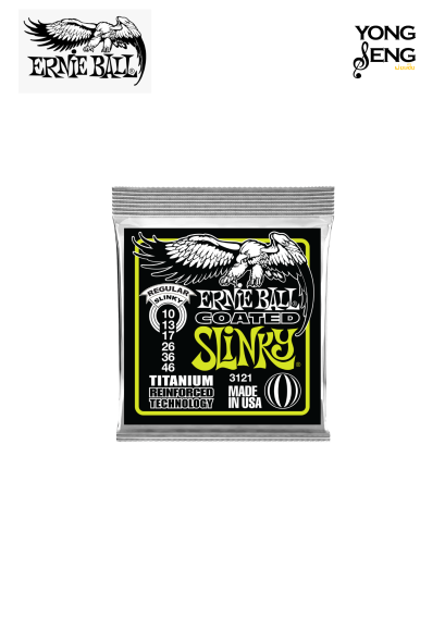 สายกีตาร์ไฟฟ้า EB รุ่น Slinky RPS Coated Titanium 10/46