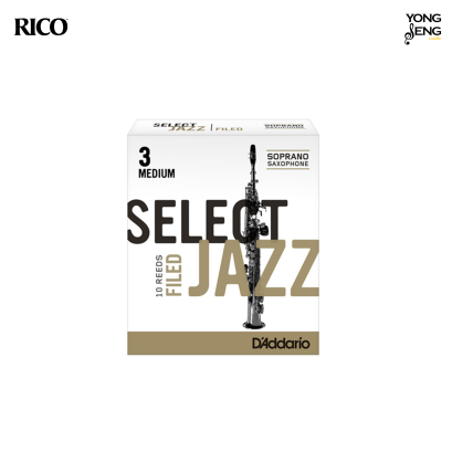 ลิ้นโซปราโน แซกฯ Rico รุ่น Select Jazz (3 Medium)