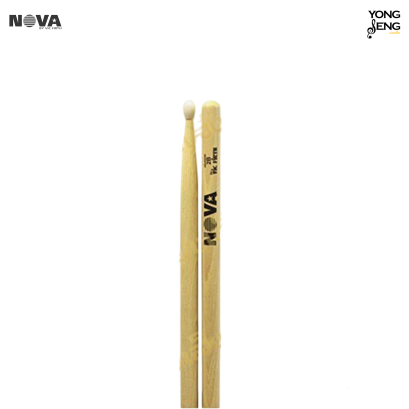 NOVA ไม้กลอง 2B (หัวไนล่อน) รุ่น N2BN