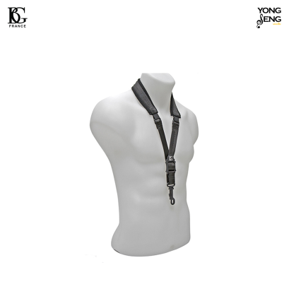 สายสะพายอัลโต/เทเนอร์ แซกฯ BG (ตะขอล็อก/ยืดได้) รหัส S10ESH