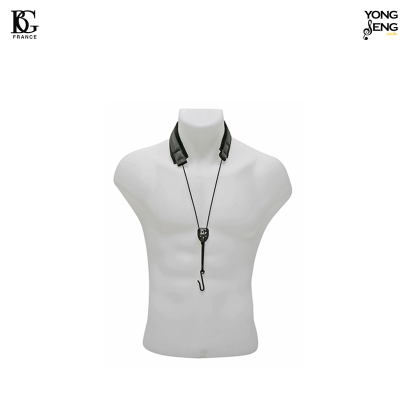 สายสะพายไนลอน โซปราโน/อัลโต/เทเนอร์ แซกฯ BG (ตะขอเหล็ก) รหัส S80M