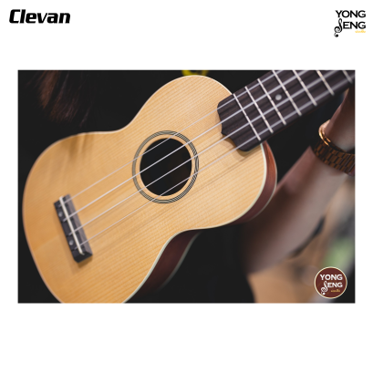 โซปราโนยูคูเลเล่ Clevan (Top Solid Spruce) รุ่น US-21S