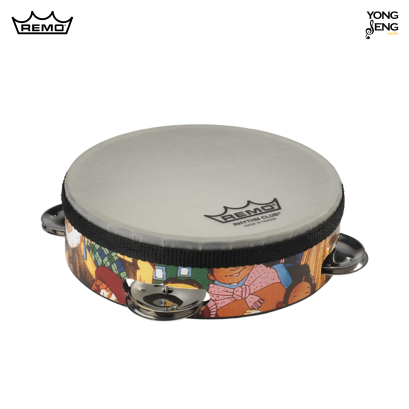 แทมบูรีน Remo รุ่น Rhythm Club (ลายรูปคน) รหัส RH-2106-00