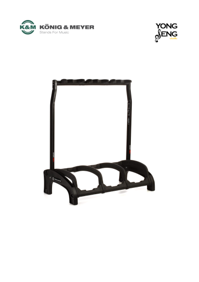 K&M 17513 – Three Guitar Stand “Guardian 3” (Black)
