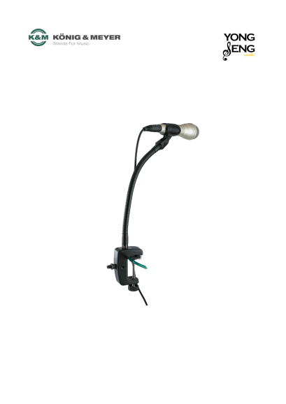 K&M 23720-300-55 Table Mic Clamp for gooseneck