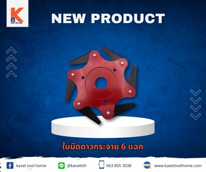 ใบมีดดาวกระจาย 6 แฉก