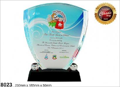 ถ้วยรางวัลคริสตัล 8023