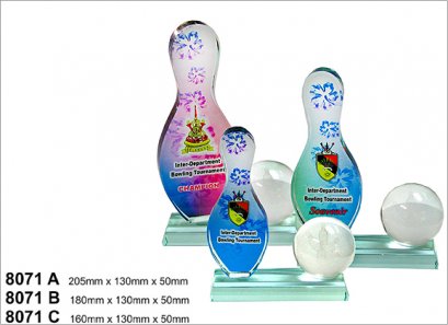 ถ้วยรางวัลคริสตัล 8071